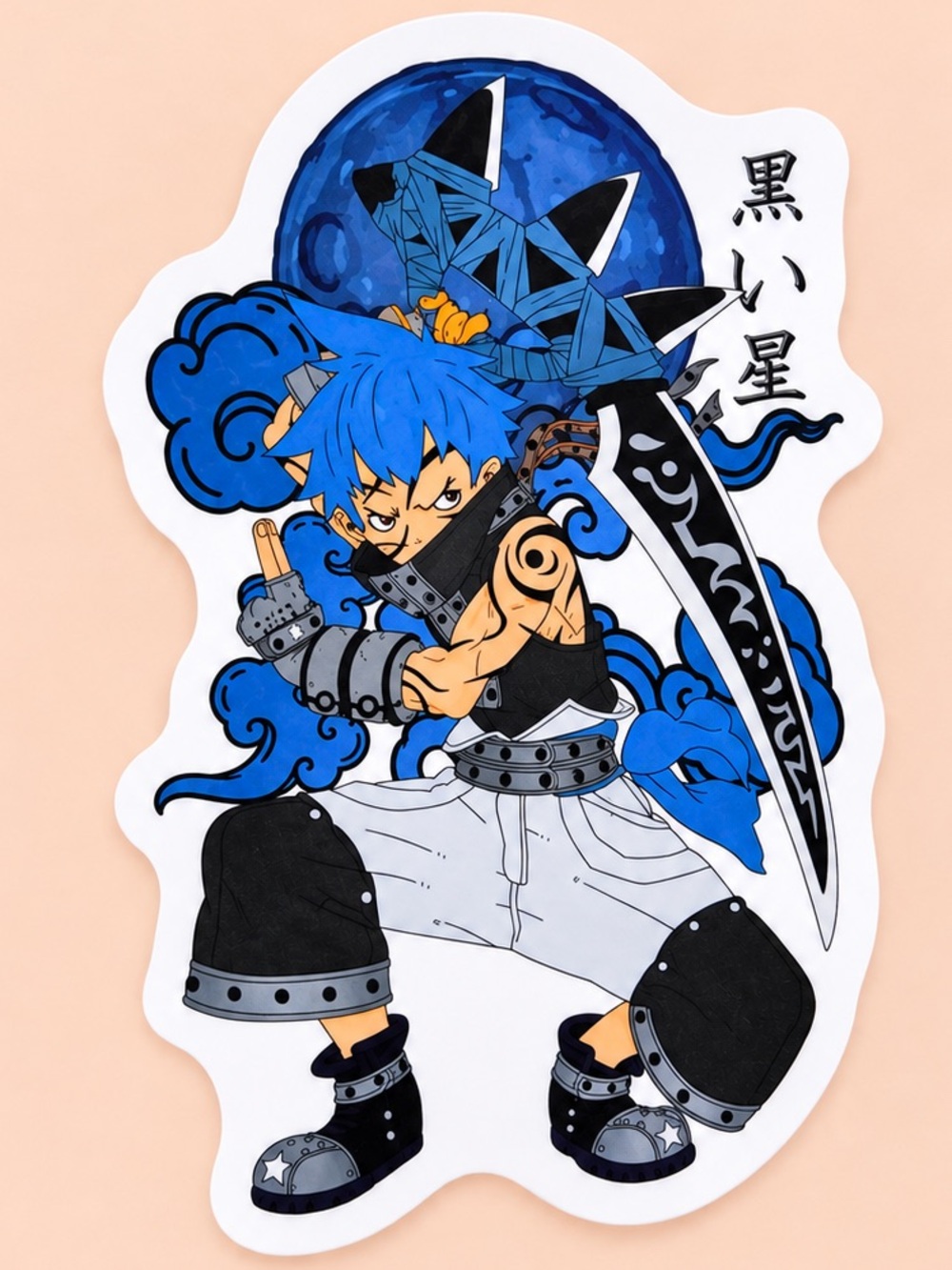 Black Star | Soul Eater | Anime Vinyl Sticker | 5/$10